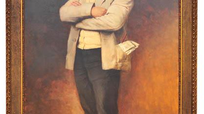 Retrato de Benjamín Vicuña Mackenna, por Marcial Plaza. 